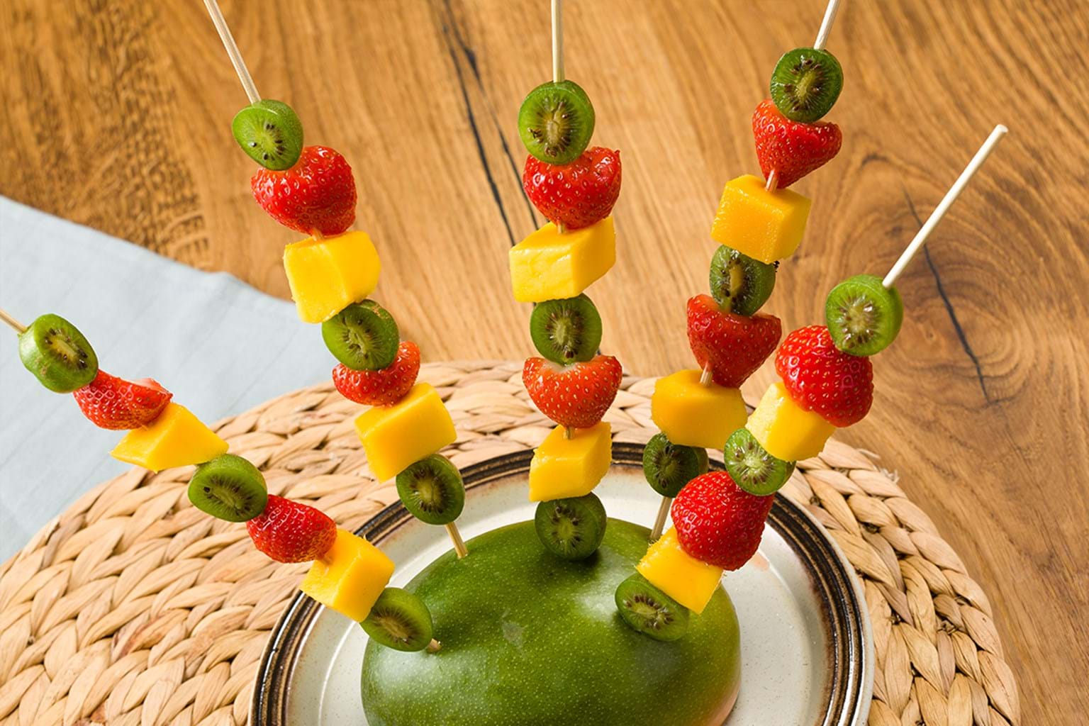 Exotic fruit on a stick