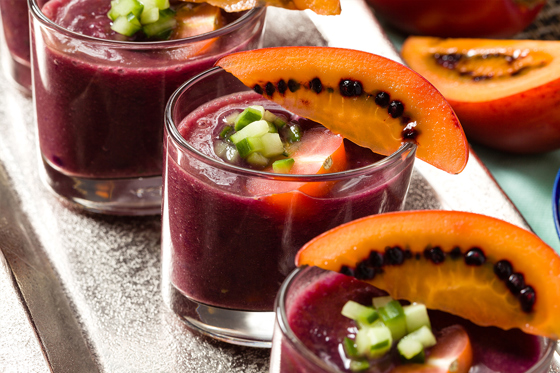 Tamarillo gazpacho