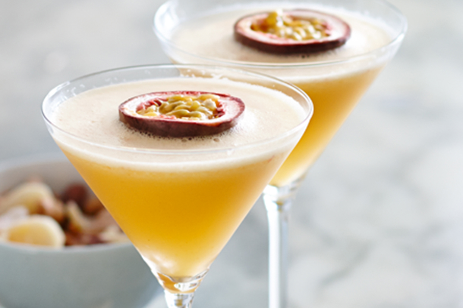 Passion fruit cocktail