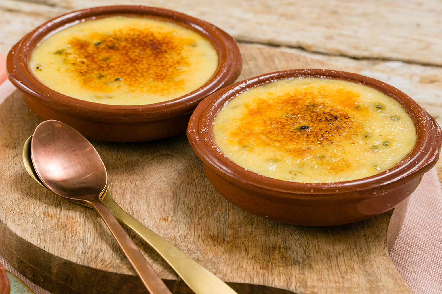 Passievruchten Crème Brûlée