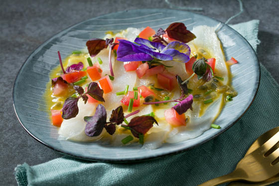 Ceviche vom Kabeljau mit Passionsfrucht