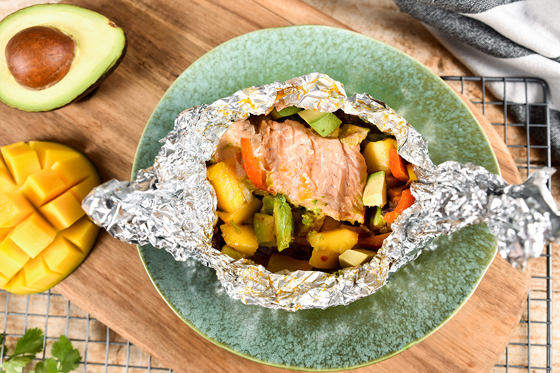 Zalm Met Mango Avocadosalsa