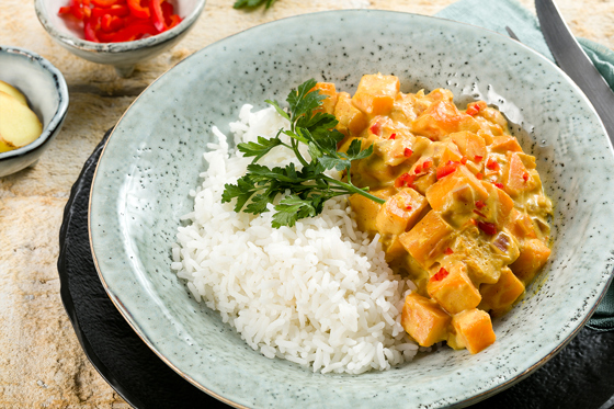 Butternut squash curry