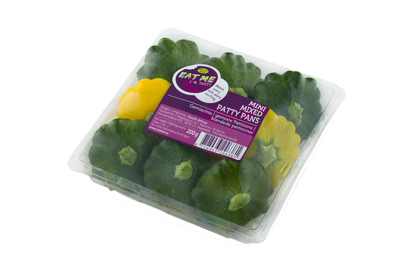 EAT ME Mini Patty Pans 200 Gram Grün Gelb