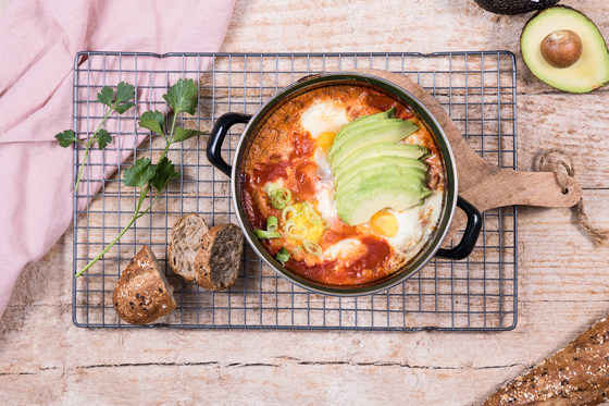 Shakshuka Met Avocado