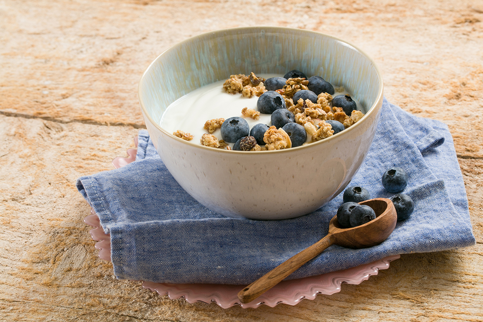 Heidelbeeren mit Quark