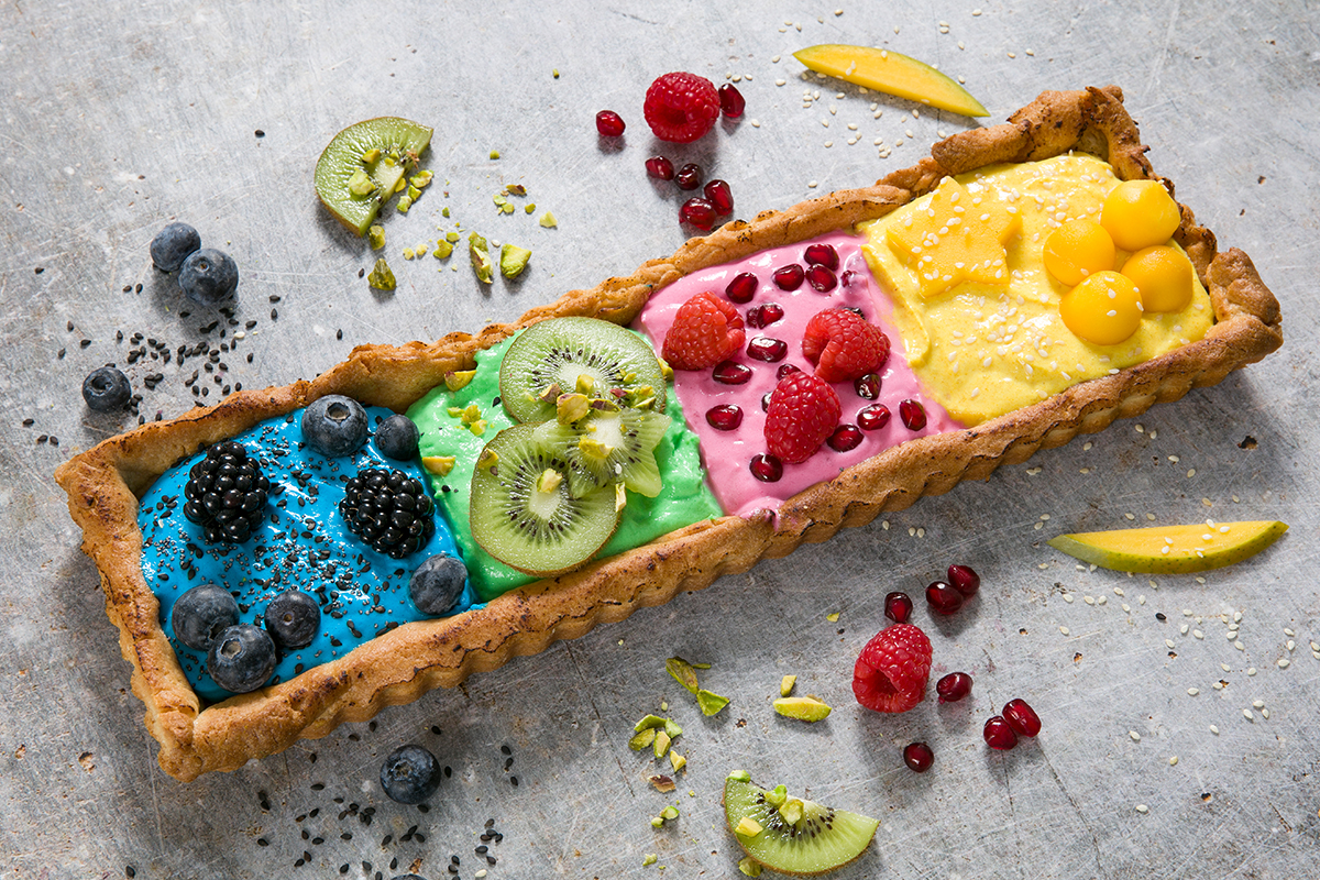 How to Make a Rainbow Fruit Tart : Ugly Duckling Bakery