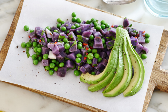 Truffelaardappelsalade Met Avocado