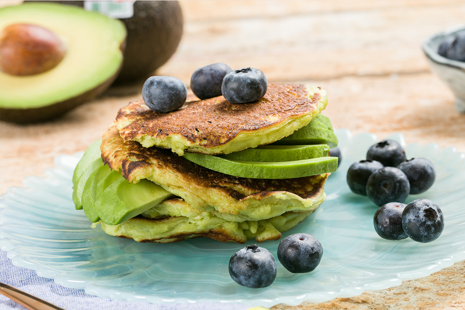 Avocado pancakes